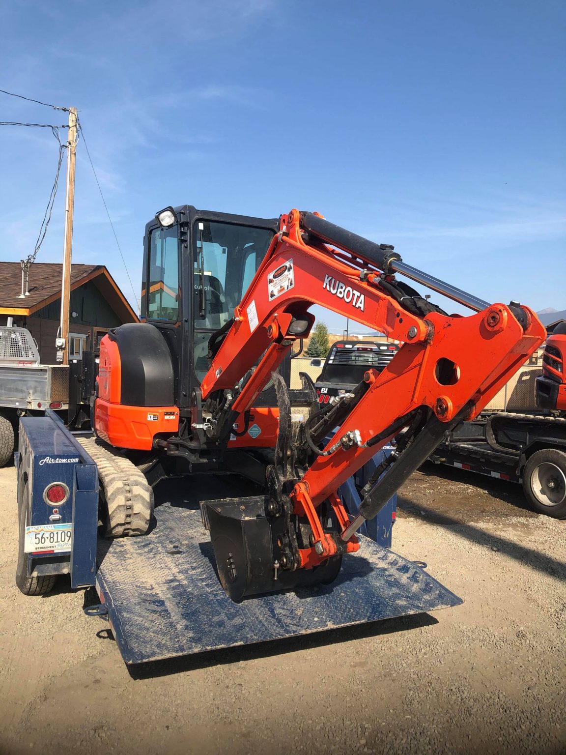 Kubota U35 Excavator with Enclosed Cab North 93 Rentals