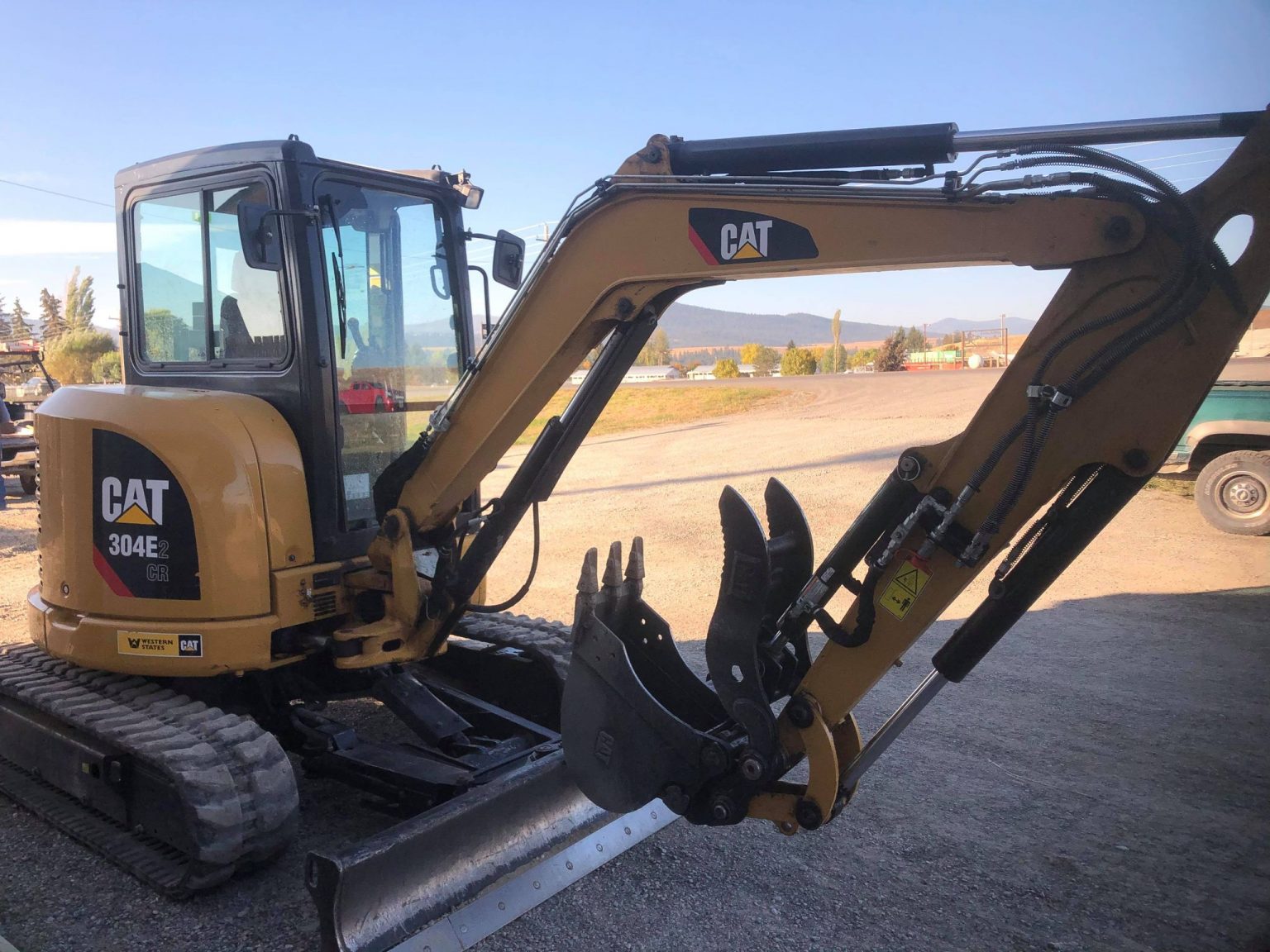CAT 304E2 Mini Excavator with Enclosed Cab North 93 Rentals