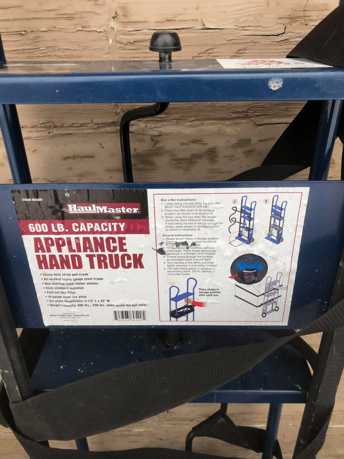 HAULMASTER Appliance Dolly North 93 Rentals