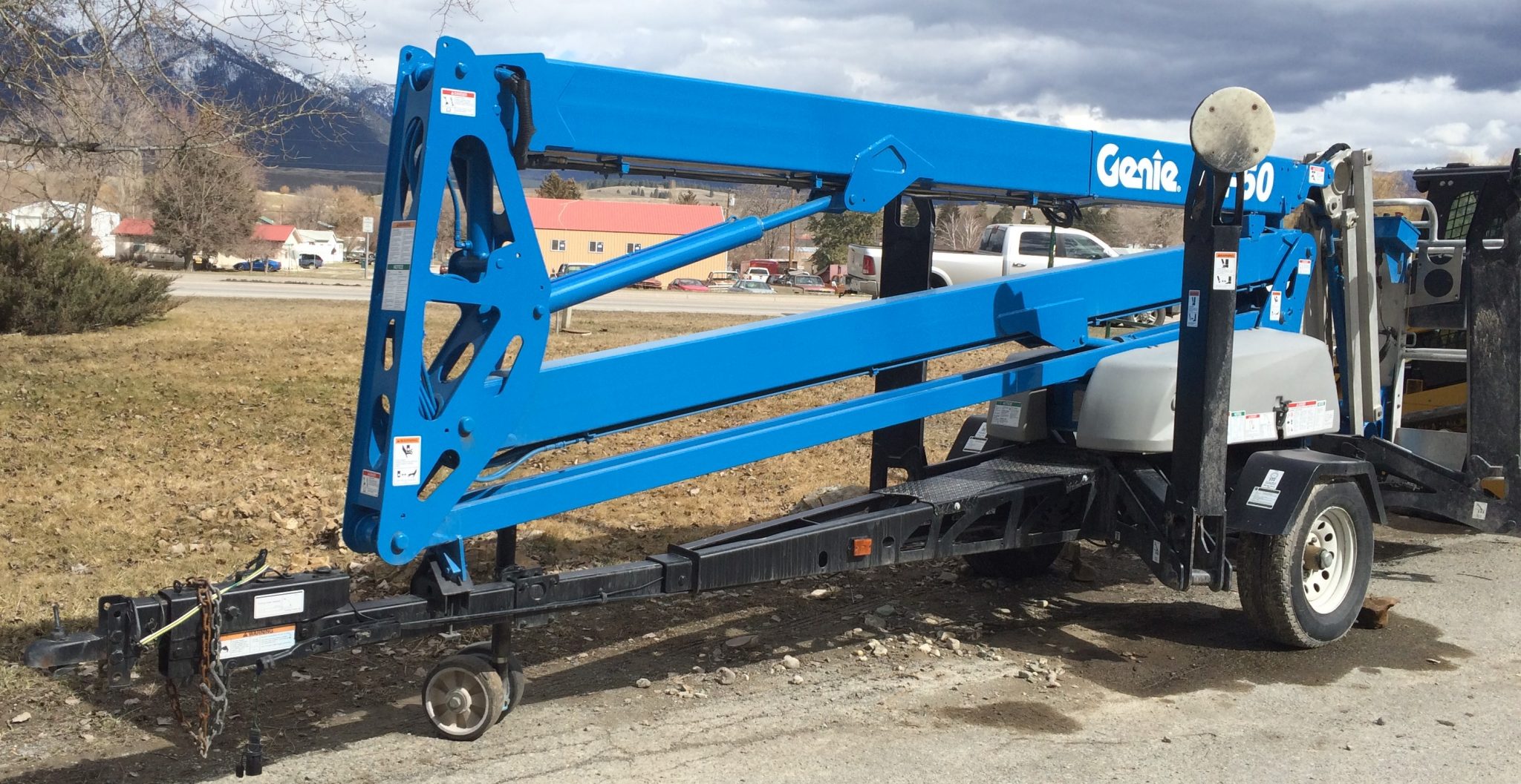 50’ Genie TZ50 Electric Towable Boom Lift North 93 Rentals